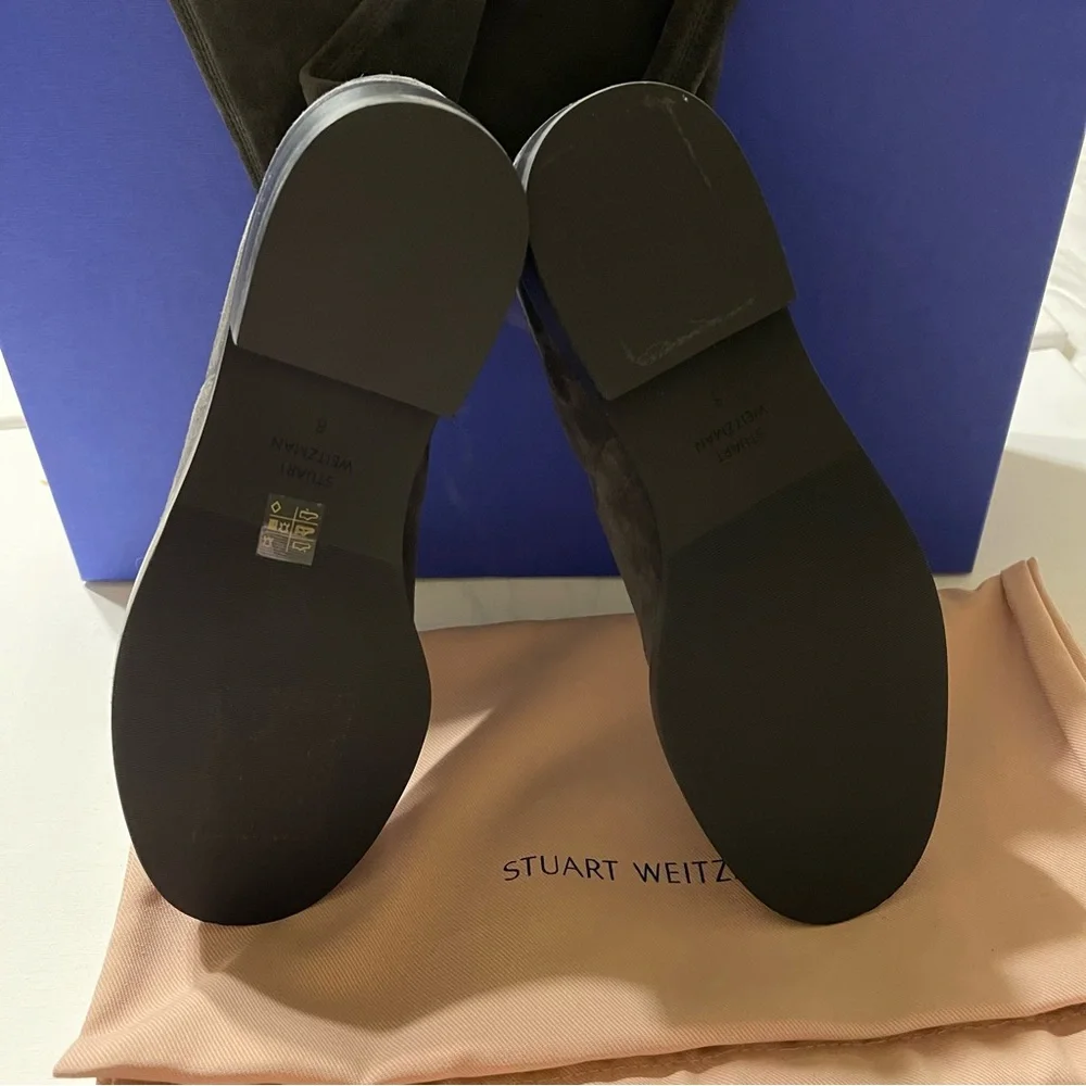 STUART WEITZMAN‎ Suede knee high Brown boots